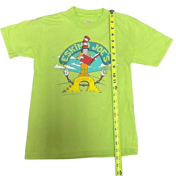 VTG Eskimo Joe's Dr. Seuss Parody READ T-Shirt Youth XL Fits Women’s XS Beefy-T - Picture 9 of 11